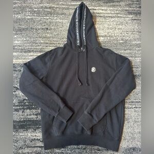 BILLIONAIRE BOYS CLUB Black Hoodie With Trim On Hood